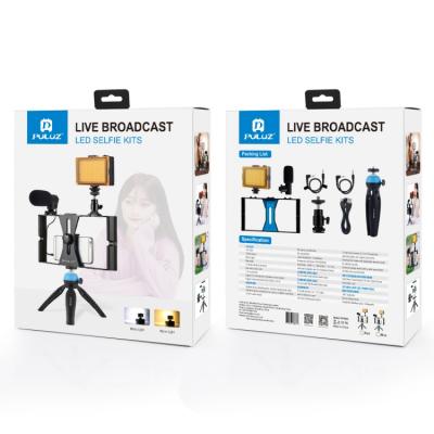 Нобор блогера PULUZ 4in1 (light, mount, phone holder, microphone) (PKT3023) фото №6