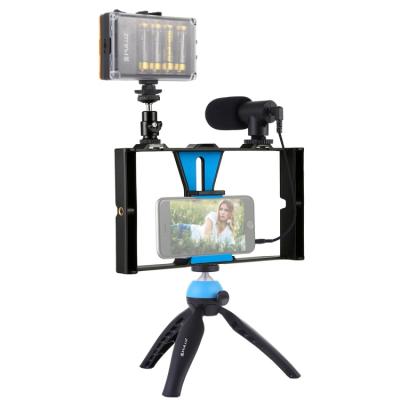 Нобор блогера PULUZ 4in1 (light, mount, phone holder, microphone) (PKT3023)