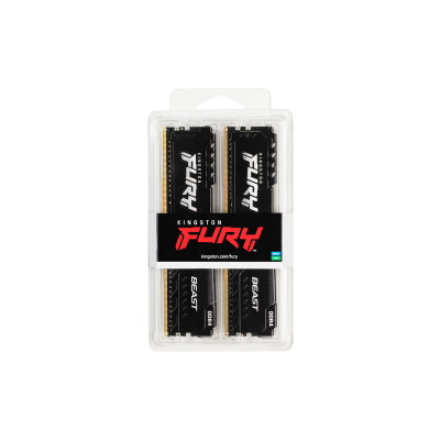 Модуль пам'яті для комп'ютера  DDR4 16GB (2x8GB) 3600 MHz Fury Beast Black  (KF436C17BBK2/16) фото №5