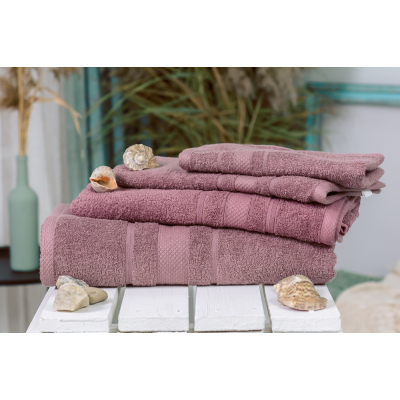 Рушник MirSon набор банный №5013 SoftNess Violet 40x70, 50x90, 70x140, 100 (2200003183375)