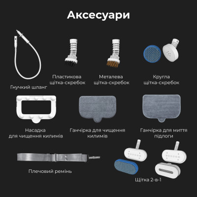 Пароочисник  AENO ASM0001 фото №12