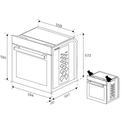 Духовой шкаф Beko BBIE123002XD фото №9