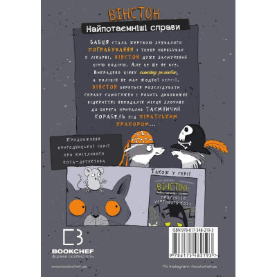Комікс BookChef Вінстон. Найпотаємніші справи: Корабель-привид - Фрауке Шойнеманн  (9786175482193) фото №3