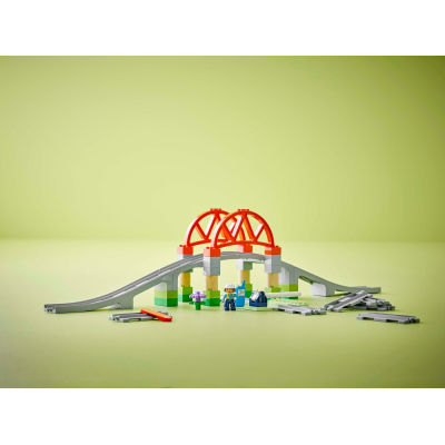 Конструктор Lego DUPLO Town Додатковий набір. Залізничний міст і колії (10426) фото №9