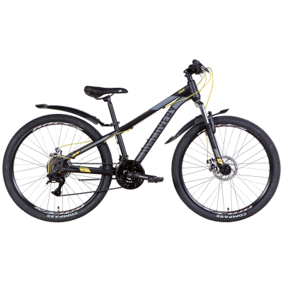 Discovery 26" Trek AM DD рама-15" 2022 Black/Yellow (OPS-DIS-26-478)