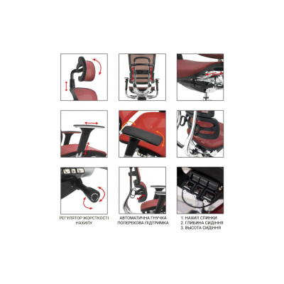 Офісне крісло GT Racer X-815L Black/Blue фото №6