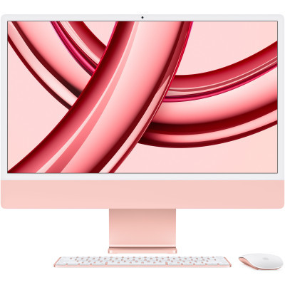 Компьютер Apple iMac 24'' A2873 M3 Retina 4.5K 10-Core GPU 512GB Pink (MQRU3UA/A)