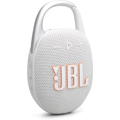 Портативна колонка JBL Clip 5 White (CLIP5WHT) фото №2