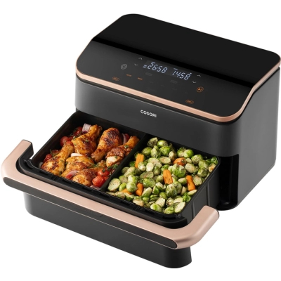 Мультипіч COSORI Dual Blaze Twinfry 10-Litre CAF-TF101S-AEUR фото №3