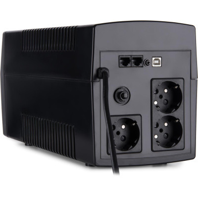 Джерело безперебійного живлення Vinga LCD 1200VA plastic case with USB (VPC-1200PU) фото №5
