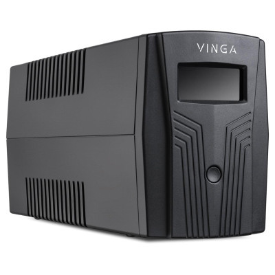 Джерело безперебійного живлення Vinga LCD 1200VA plastic case with USB (VPC-1200PU) фото №6