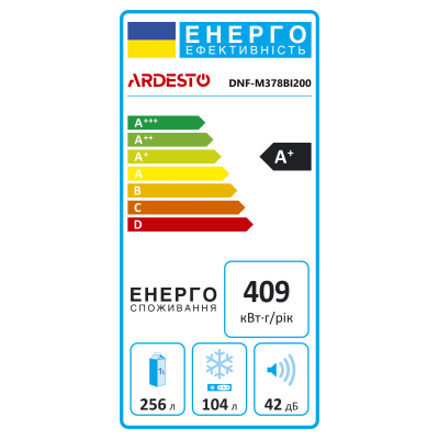 Холодильник Ardesto DNF-M378BI200 фото №11