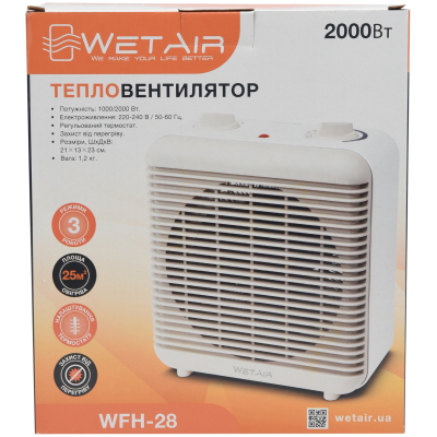 Тепловентилятор WetAir WFH-28 фото №10
