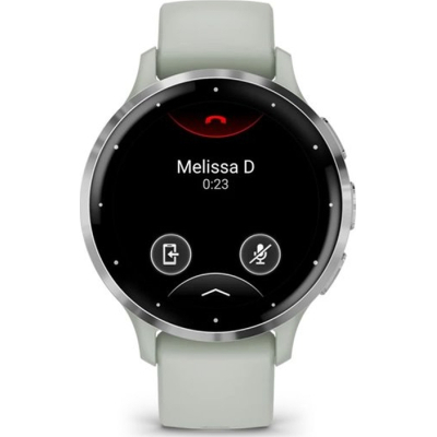 Смарт-годинник Garmin Venu 3S Silver Stainless Steel Bezel with Sage Gray Case and Silicone Band (010-02785-01) фото №2