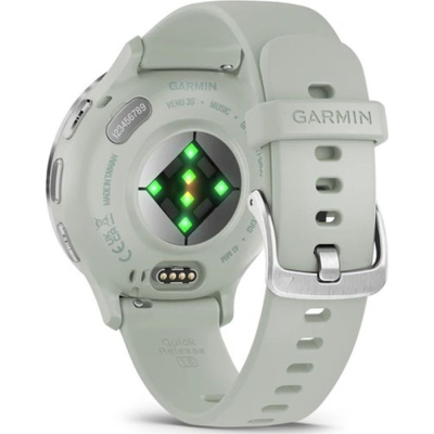 Смарт-годинник Garmin Venu 3S Silver Stainless Steel Bezel with Sage Gray Case and Silicone Band (010-02785-01) фото №6
