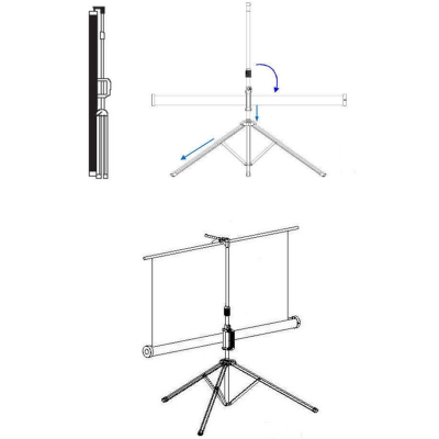 Екран Elite Screens T85NWS1 фото №6