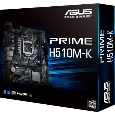 Материнская плата Asus PRIME H510M-K s1200 2*DDR4 HDMI/VGA 1*M.2 mATX фото №7