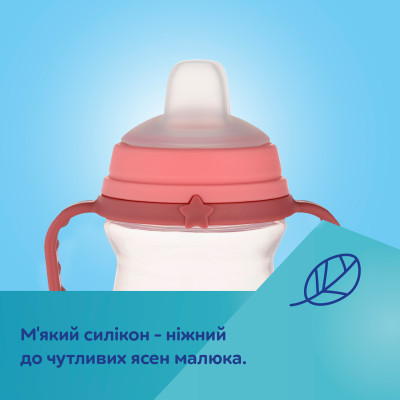Пляшечка для годування Canpol babies Поильник-непроливайка  Bonjour Paris с силиконовым носиком FirstCup 150 мл Голубая (56/612_blu) фото №7