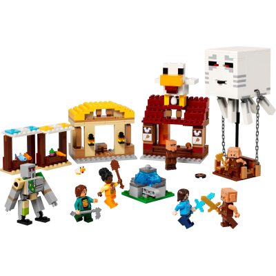 Конструктор Lego Minecraft Напад на село з повітряною кулею Ґаст (21273) фото №2