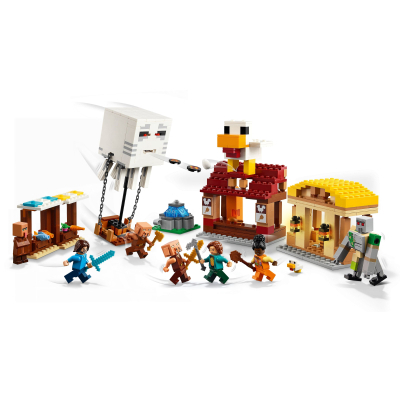 Конструктор Lego Minecraft Напад на село з повітряною кулею Ґаст (21273) фото №3