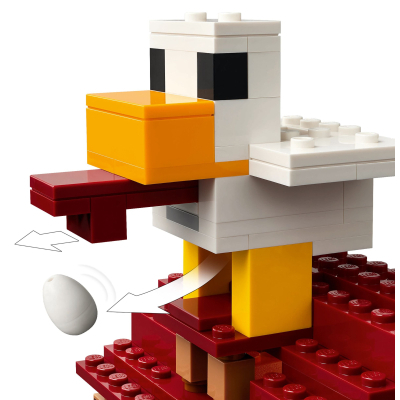 Конструктор Lego Minecraft Напад на село з повітряною кулею Ґаст (21273) фото №5