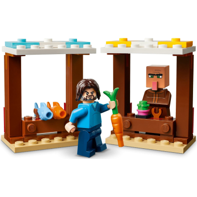 Конструктор Lego Minecraft Напад на село з повітряною кулею Ґаст (21273) фото №7