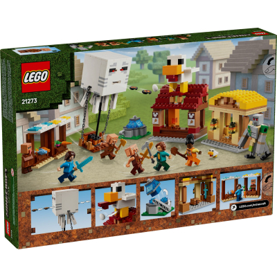 Конструктор Lego Minecraft Напад на село з повітряною кулею Ґаст (21273) фото №9