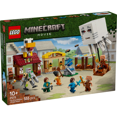 Конструктор Lego Minecraft Напад на село з повітряною кулею Ґаст (21273)