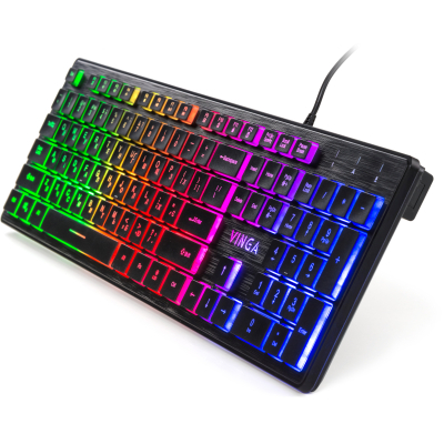 Клавіатура Vinga KB410 black фото №2