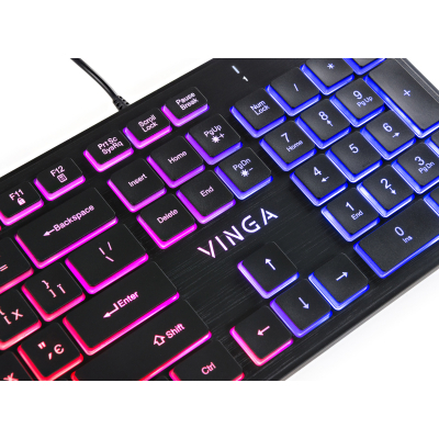 Клавіатура Vinga KB410 black фото №6