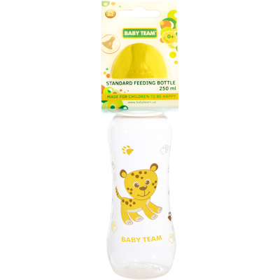 Пляшечка для годування Baby Team Бутылочка для кормления  0  с латексной соской 250 мл (1310) фото №2