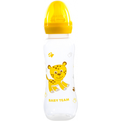 Пляшечка для годування Baby Team Бутылочка для кормления  0  с латексной соской 250 мл (1310)