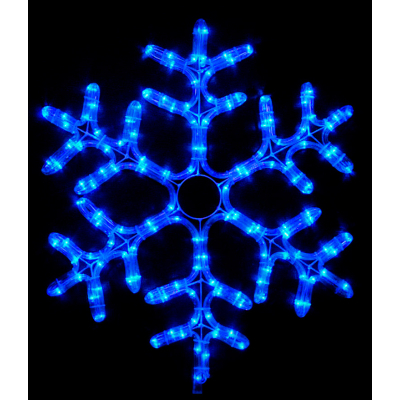 Гирлянда Delux Motif flash Snowflake 55 см синій IP44 EN (90012964)