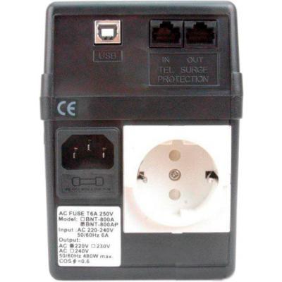 Джерело безперебійного живлення Powercom BNT-800AP Schuko фото №2