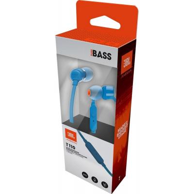 Наушники JBL T110 Blue фото №6