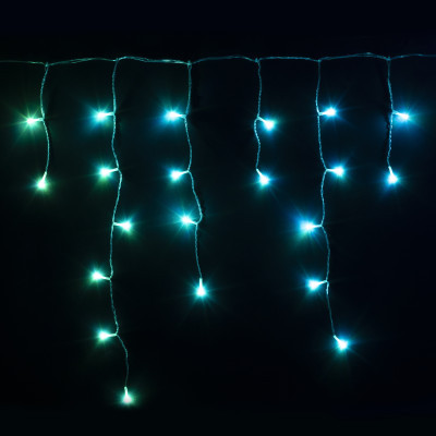 Гірлянда Twinkly Smart LED Icicle RGB 190, BT   WiFi, Gen II, IP44 кабель про (TWI190STP-TEU) фото №10