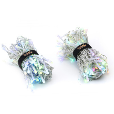 Гірлянда Twinkly Smart LED Icicle RGB 190, BT   WiFi, Gen II, IP44 кабель про (TWI190STP-TEU) фото №2