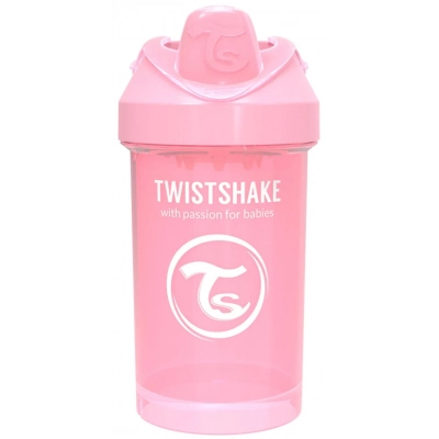 Пляшечка для годування Twistshake Поильник-непроливайка  300 мл 78273 светло-розовая (69886)
