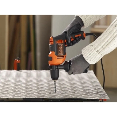 Дрель Black&Decker з кейсом (BEH550K) фото №4