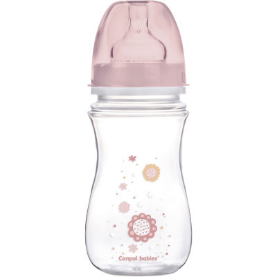 Пляшечка для годування Canpol babies Бутылочка для кормления  EasyStart Newborn baby с широким отверстием 240 мл (35/217_pin)