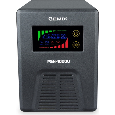 Источник бесперебойного питания Gemix PSN-1000U (PSN1000U) фото №2
