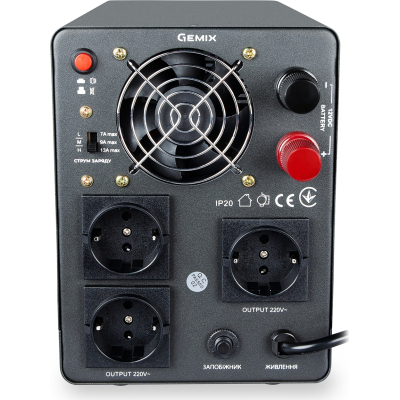 Источник бесперебойного питания Gemix PSN-1000U (PSN1000U) фото №3