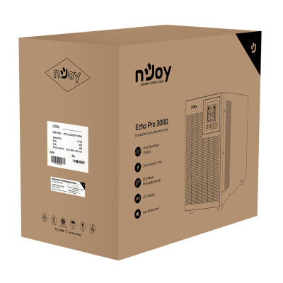 Источник бесперебойного питания NJOY Echo Pro 3000VA USB (UPOL-OL300EP-CG01B) фото №5
