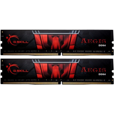 Модуль пам'яті для комп'ютера G.Skill DDR4 16GB (2x8GB) 3200 MHz AEGIS  (F4-3200C16D-16GIS)