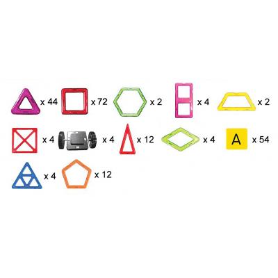 Конструктор Магнікон Конструктор  218 деталей Plastic box (MK-218) фото №8