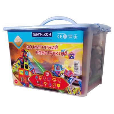 Конструктор Магнікон Конструктор  218 деталей Plastic box (MK-218)