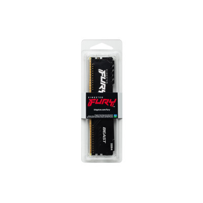Модуль пам'яті для комп'ютера  DDR4 16GB 3600 MHz Fury Beast Black  (KF436C18BB/16) фото №6