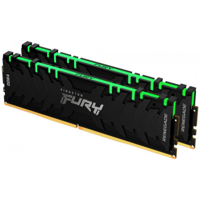 Модуль пам'яті для комп'ютера  DDR4 64GB (2x32GB) 3200 MHz FURYRenegadeRGB  (KF432C16RBAK2/64)