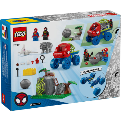 Конструктор Lego Spidey Динозаврячий рятувальний транспорт команди Павука (11199) фото №8