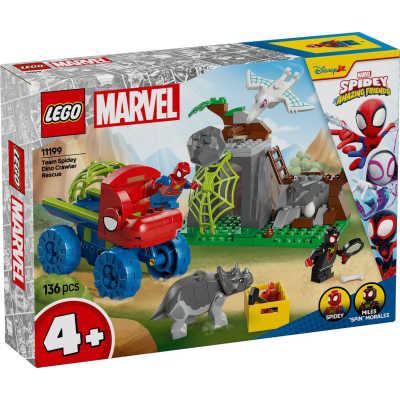 Конструктор Lego Spidey Динозаврячий рятувальний транспорт команди Павука (11199)